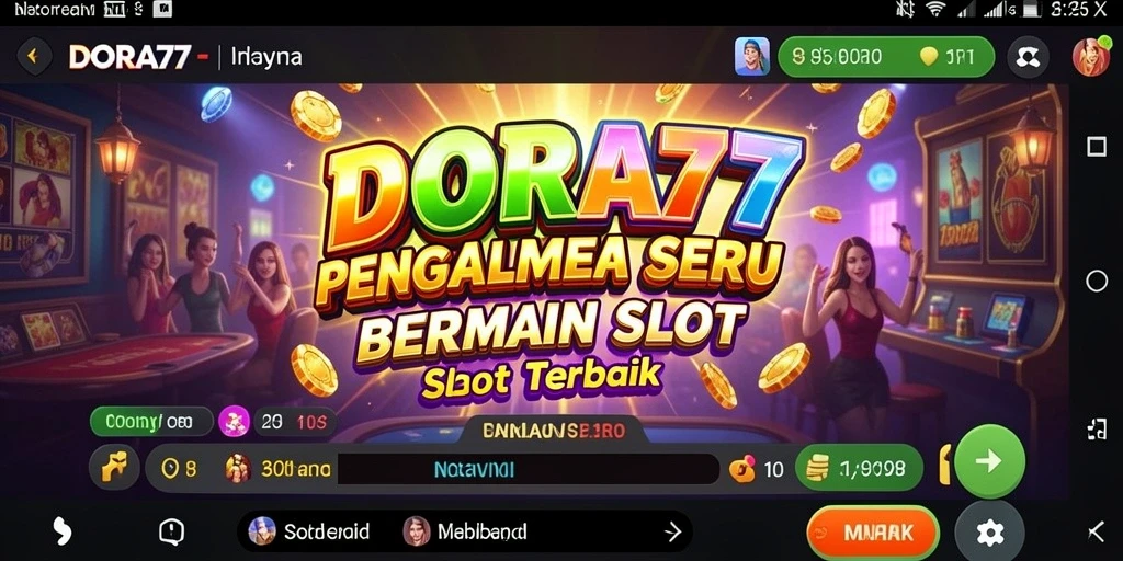 Tampilan gameplay DORA77 yang memukau dan penuh aksi Slot.