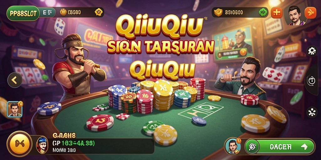 Screenshot gameplay PP88SLOT yang menampilkan momen seru QiuQiu.