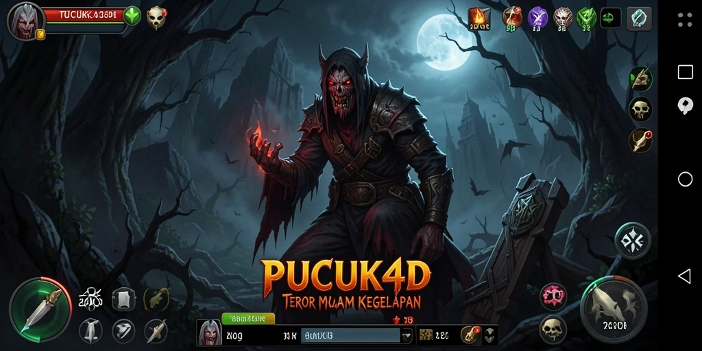 Screenshot gameplay PUCUK4D yang menampilkan ketegangan dan atmosfer Horror.