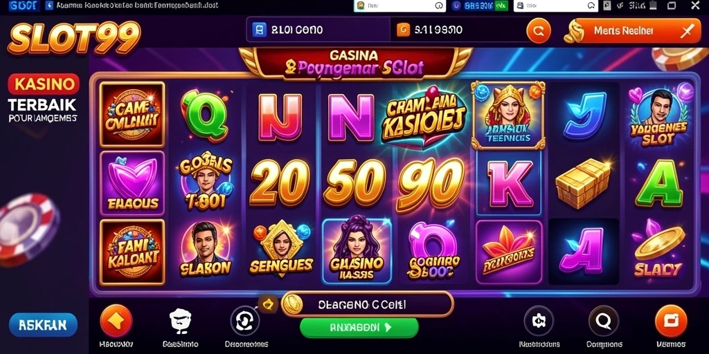 Gameplay SLOT99 yang seru dan penuh warna.