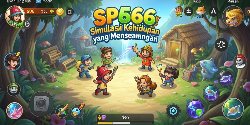 Tampilan gameplay menarik dari SP666 yang menampilkan interaksi karakter.